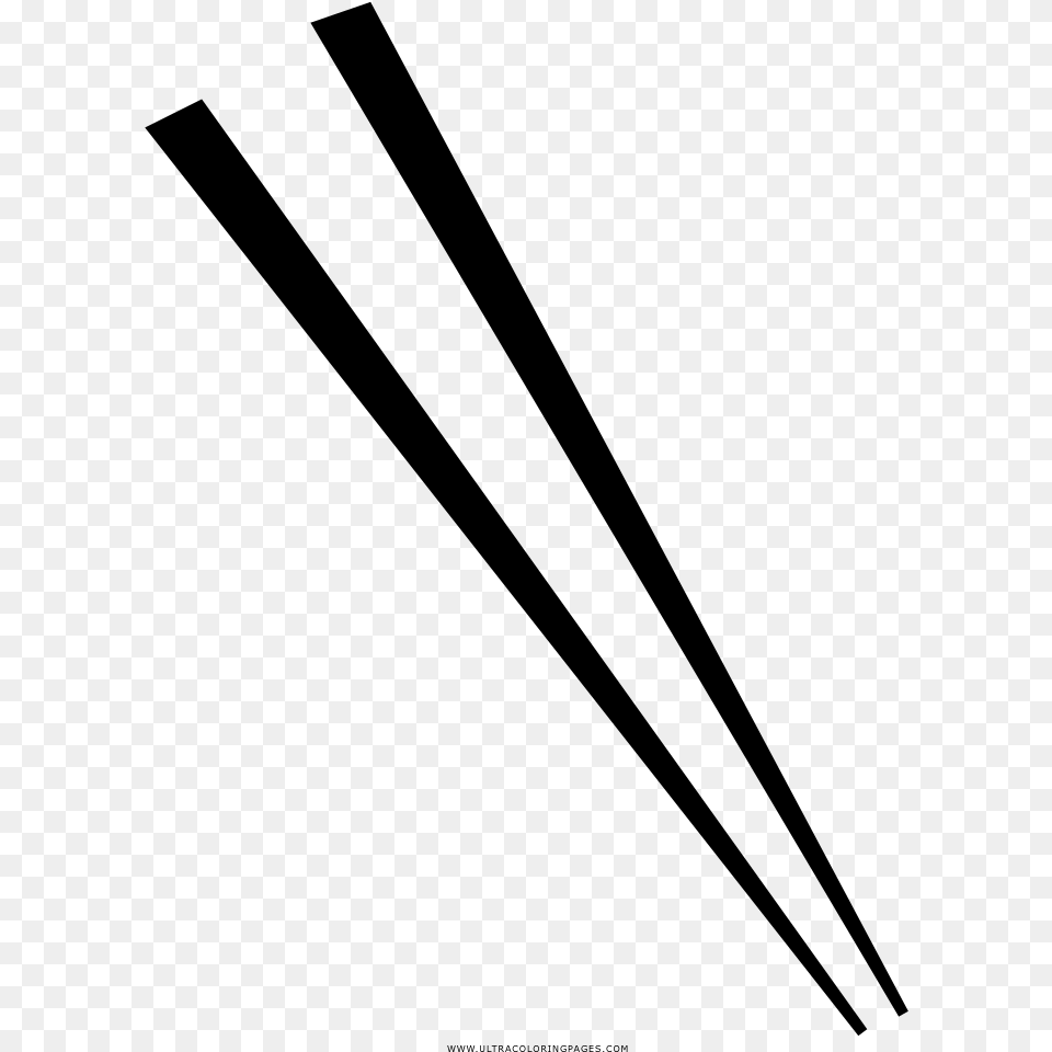 Chopsticks Coloring, Gray Png