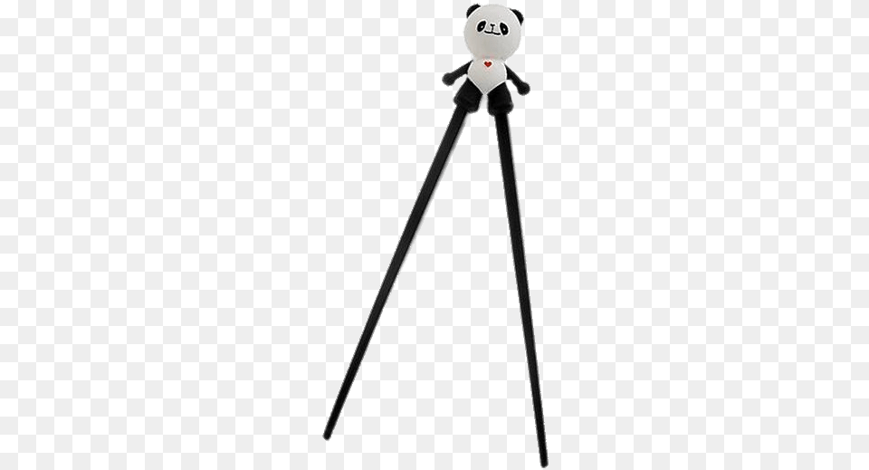 Chopsticks With Panda Helper Cartoon, Tripod Png Image