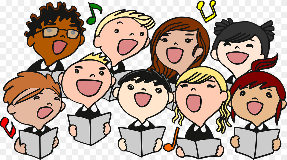 Choral Clipart, Book, Comics, Publication, Baby Png