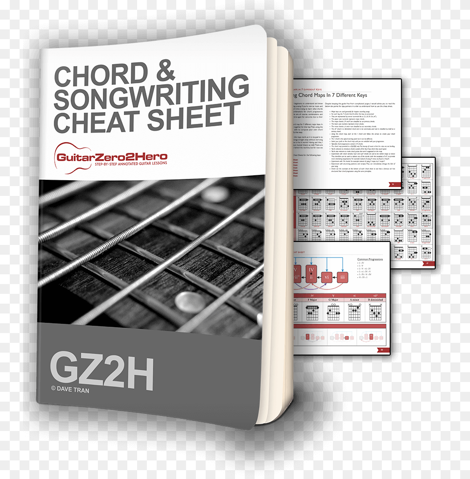 Chord Amp Songwriting Cheat Sheet, Text, Guitar, Musical Instrument, Page Free Transparent Png