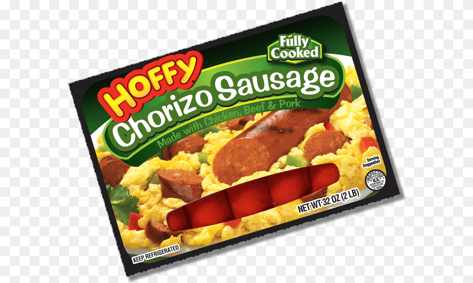Chorizo Style Smoked Sausage, Food, Lunch, Meal, Hot Dog Free Png