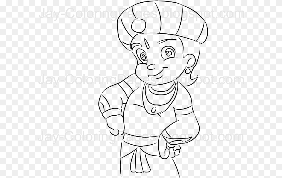 Chota Bheem Coloring, Person Free Png