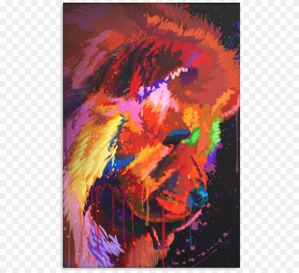 Chow Chow Canvas A25 Modern Art, Graphics, Modern Art, Painting, Adult Free Png
