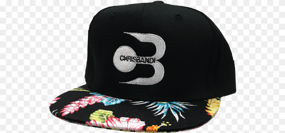 Chris Bandi Floral Snapback Baseball Cap, Baseball Cap, Clothing, Hat Png