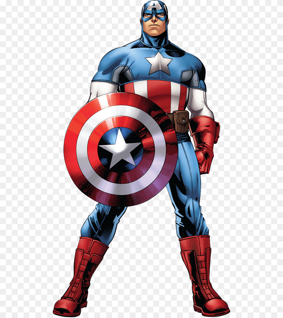 Chris Bentivegna Captain America Marvel Cartoon, Adult, Male, Man, Person Png Image