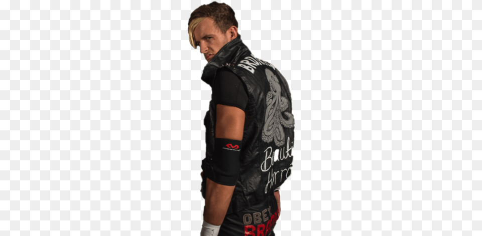 Chris Brookes Leather Jacket, Clothing, Coat, Lifejacket, Vest Png Image