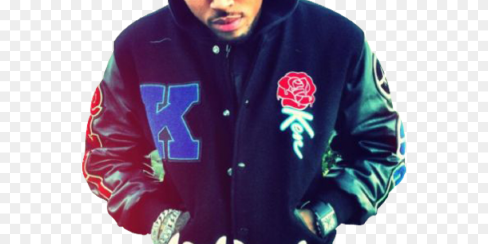 Chris Brown Cute, Clothing, Coat, Jacket, Adult Free Png