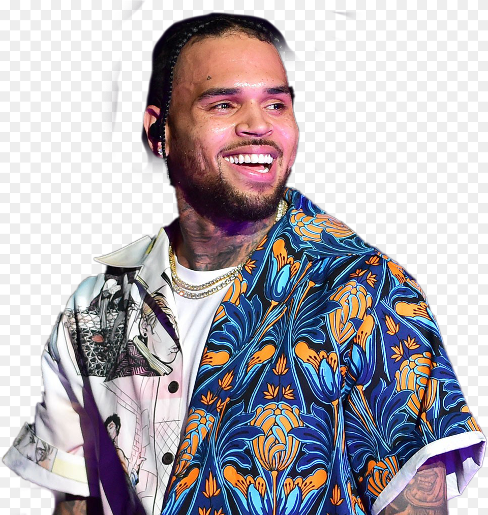 Chris Brown Transparent Background Chris Brown New Baby, Adult, Smile, Person, Performer Png Image