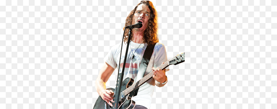 Chris Cornell On Soundgarden39s New Album The Queen Singing, Adult, Person, Musical Instrument, Woman Png