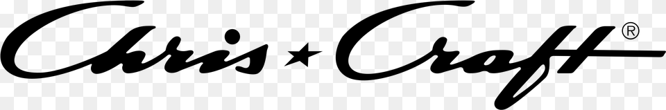 Chris Craft Logo Transparent Calligraphy, Gray Free Png Download