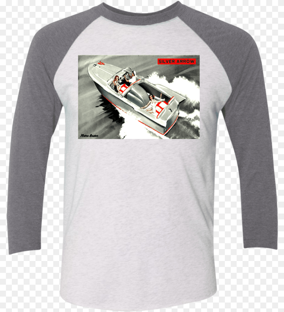 Chris Craft Silver Arrow, Clothing, Long Sleeve, T-shirt, Sleeve Png