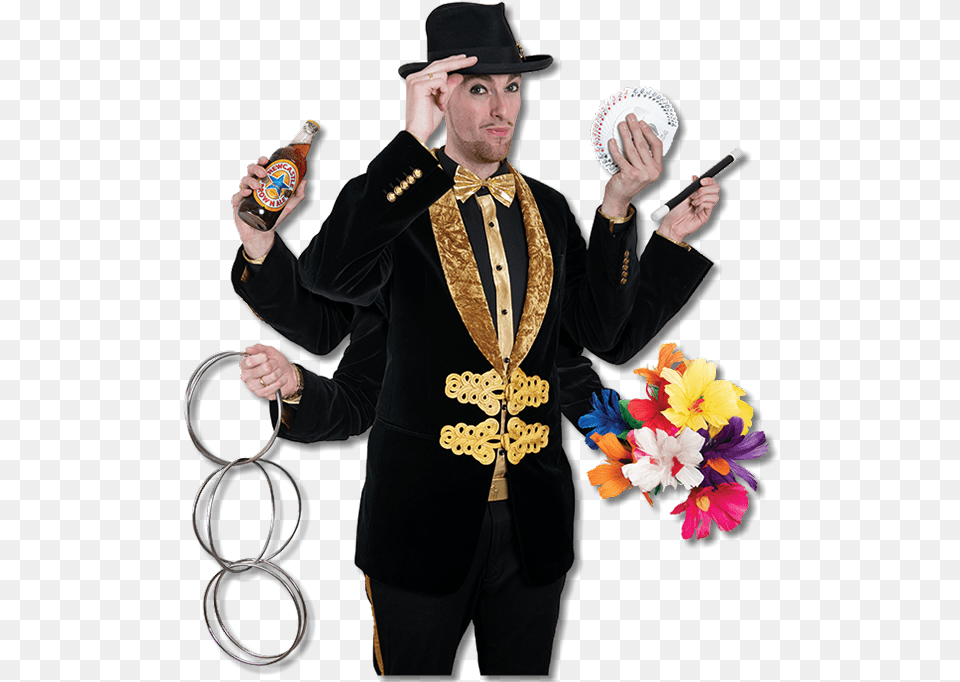 Chris Cross Magician, Hand, Flower Arrangement, Flower, Finger Free Transparent Png