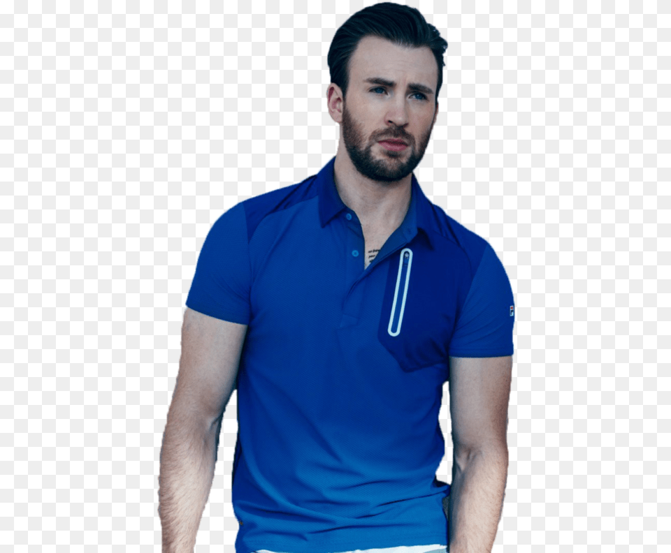 Chris Evans Clipart Chris Evans Polo Shirt, Adult, Person, Man, Male Png Image