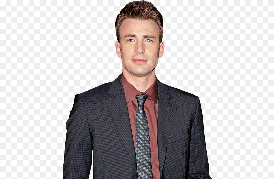 Chris Evans Lifesize Cardboard Cutout Standee Stand Chris Evan In A Suit, Accessories, Person, Necktie, Man Png Image