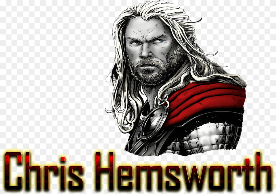 Chris Hemsworth Download Illustration, Adult, Person, Man, Male Png