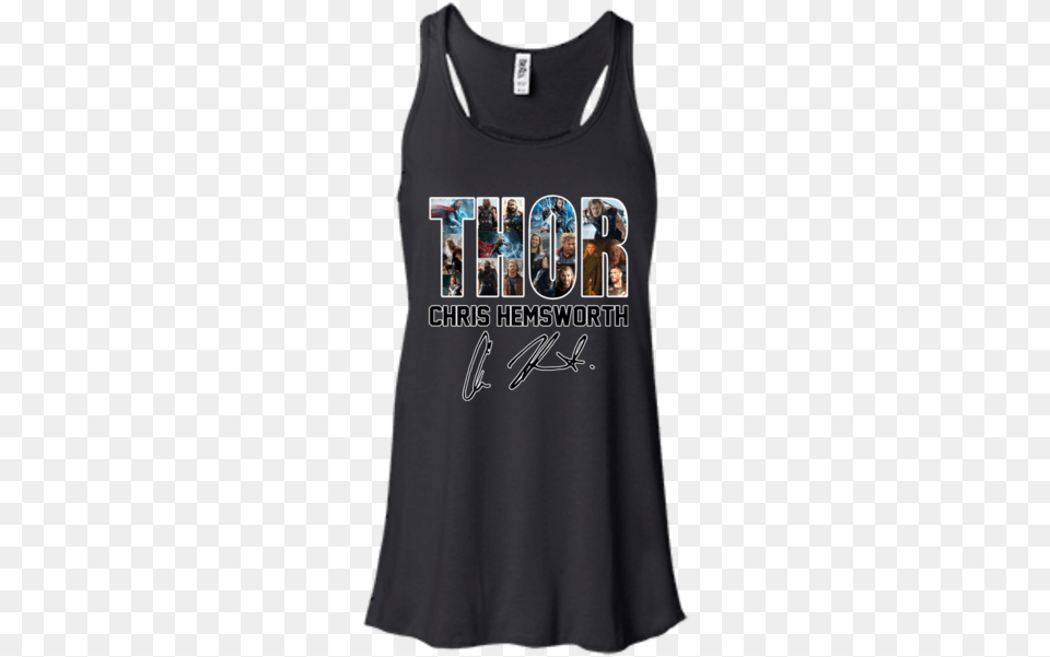 Chris Hemsworth Shirt Hoodie Tank Funny Racing Shirts, Clothing, Tank Top, Person, Blouse Png Image