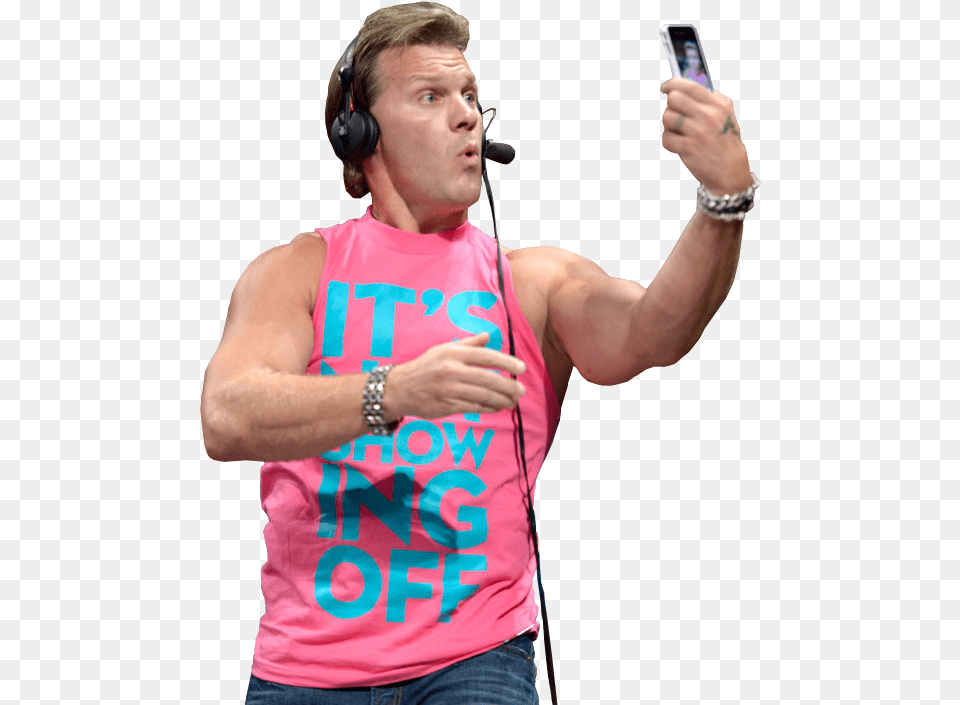 Chris Jericho In 2010 During His Feud With Dolph Ziggler Chris Jericho Fozzy, Clothing, T-shirt, Adult, Man Free Png