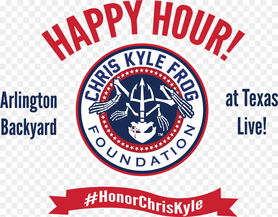 Chris Kyle Frog Foundation Happy Hour And Concert Chris Kyle Frog Foundation, Logo, Emblem, Symbol, Person Free Png