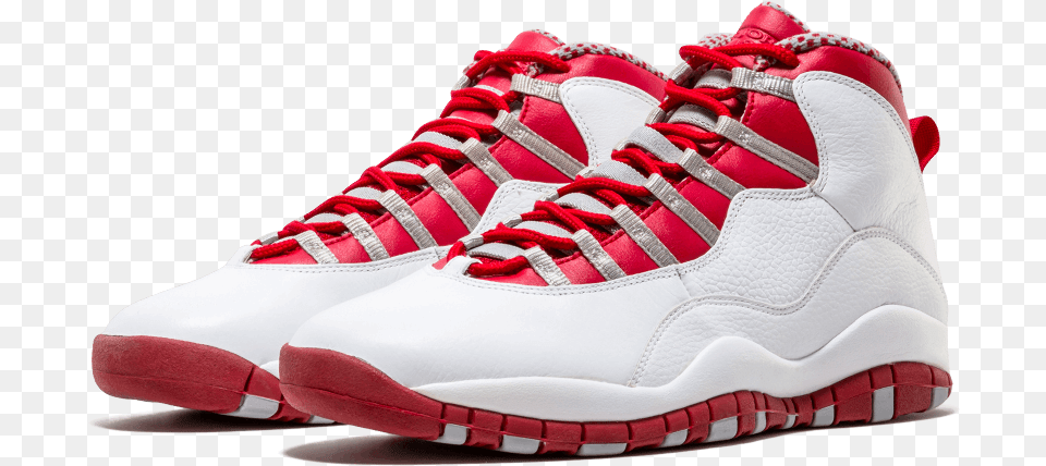 Chris Paul Debuts Unreleased Air Jordan 10 Pe Jordan 10 Varsity Red, Clothing, Footwear, Shoe, Sneaker Free Transparent Png