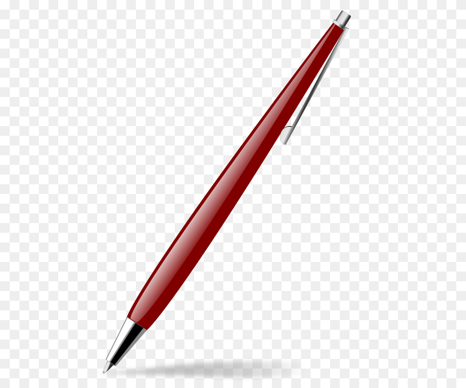 Chrisdesign Red Glossy Pen, Blade, Dagger, Knife, Weapon Free Png Download