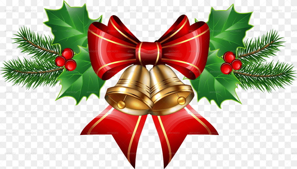 Chrismas Transparent Christmas Bells Small Png Image