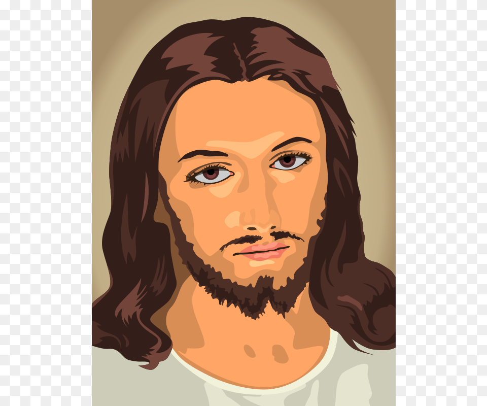 Christ, Portrait, Beard, Photography, Face Free Png