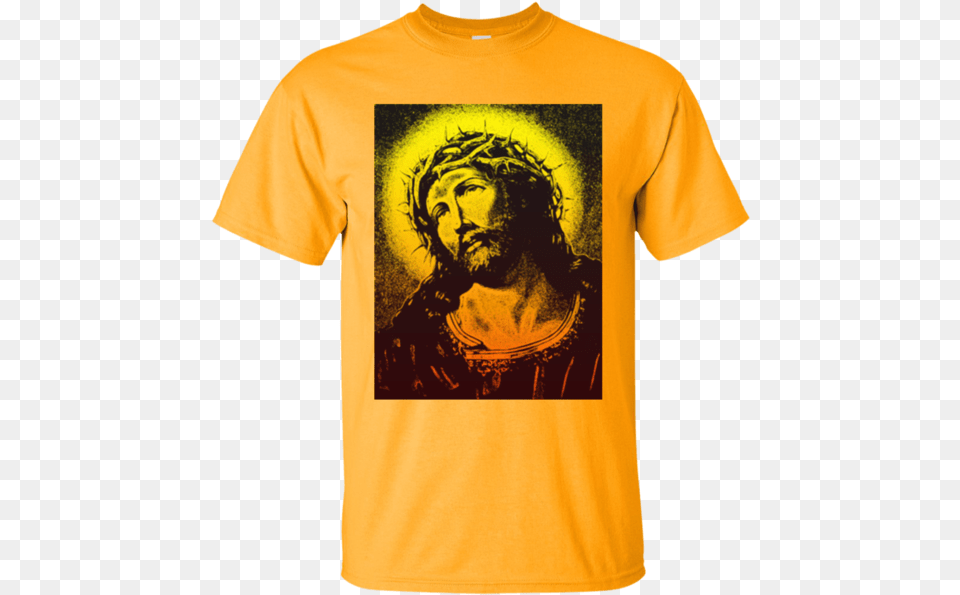 Christ Crown Of Thorns T Shirt T Shirt, Clothing, T-shirt, Adult, Male Png Image