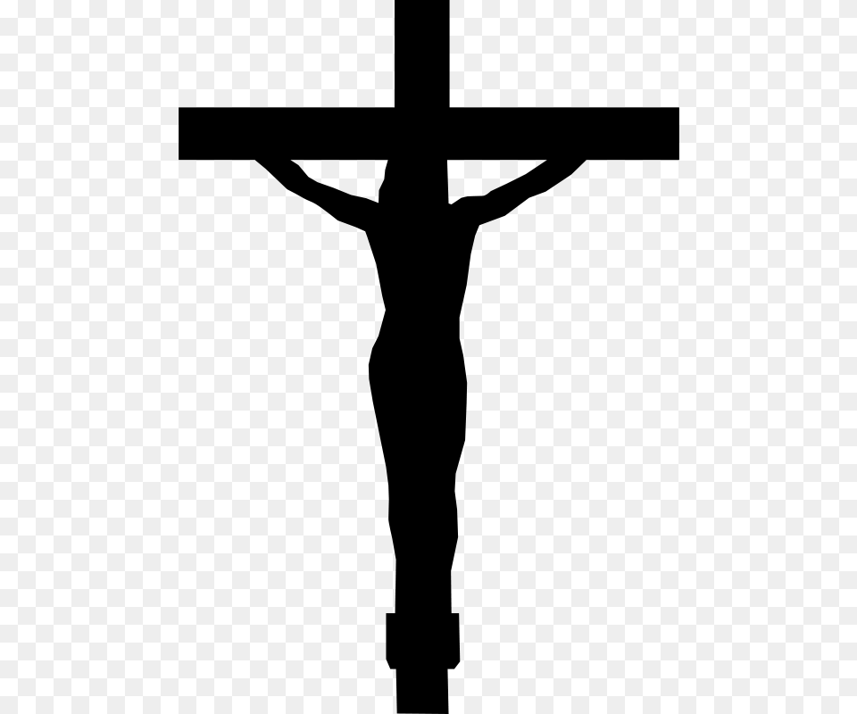 Christ On The Cross, Gray Png