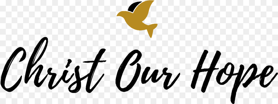 Christ Our Hope Blog Calligraphy, Animal, Bird, Flying, Text Free Png Download