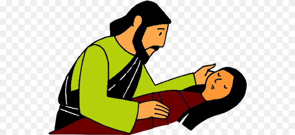 Christ The Healer Clipart Jpg Library Jesus Healing Jesus Healing The Sick Clipart, Adult, Male, Man, Person Free Png