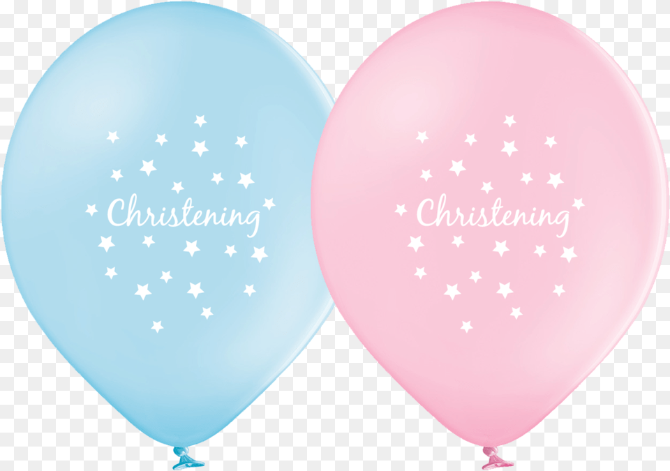 Christening Balloons Bluepink Home Furniture Birthday, Balloon Free Png Download