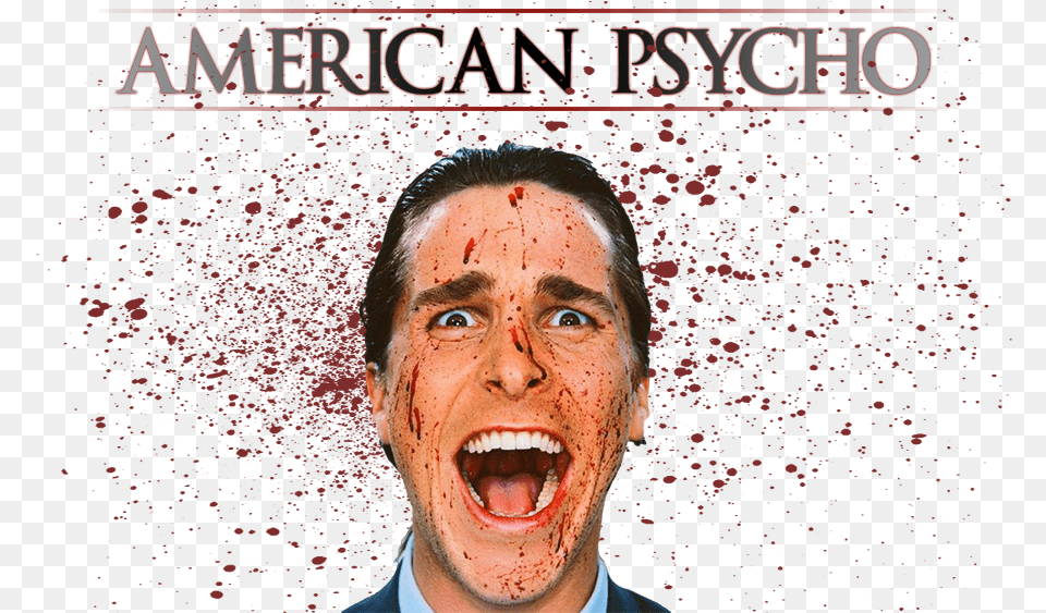 Christian Bale American Psycho Face American Psycho Wallpaper Iphone, Head, Person, Photography, Portrait Free Transparent Png