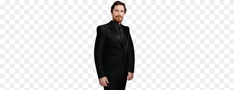 Christian Bale Tuxedo Transparent, Clothing, Suit, Formal Wear, Person Png
