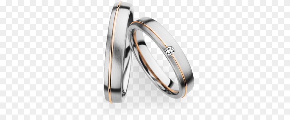 Christian Bauer Platinum And Rose Gold Matching Wedding Christian Bauer Wedding Ring, Accessories, Jewelry, Silver, Diamond Png Image