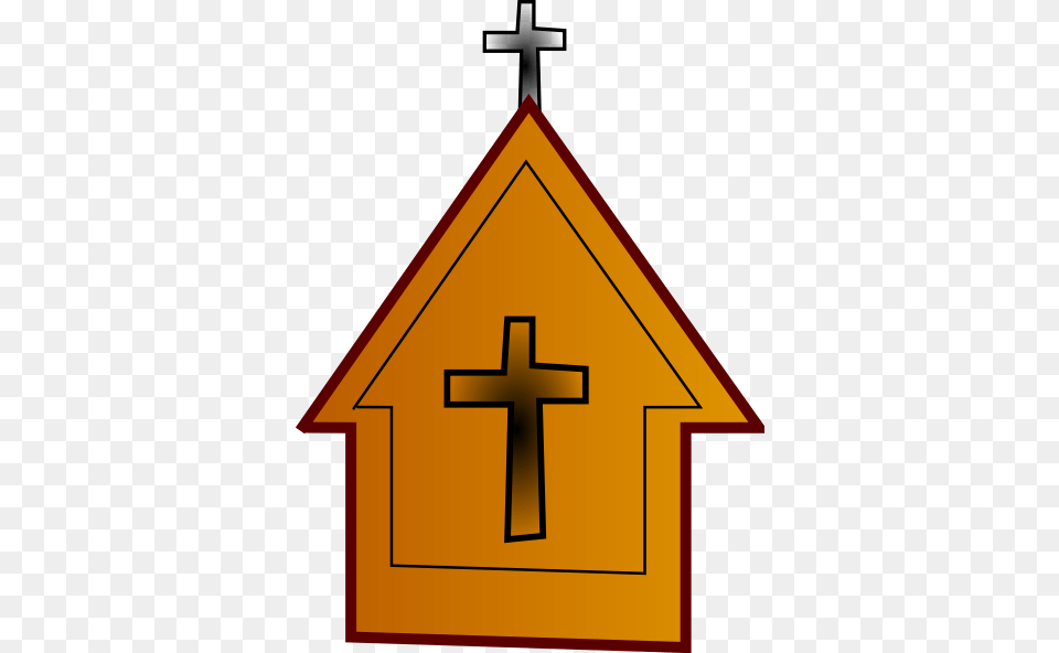 Christian Cliparts House, Cross, Symbol, Sign Free Png Download