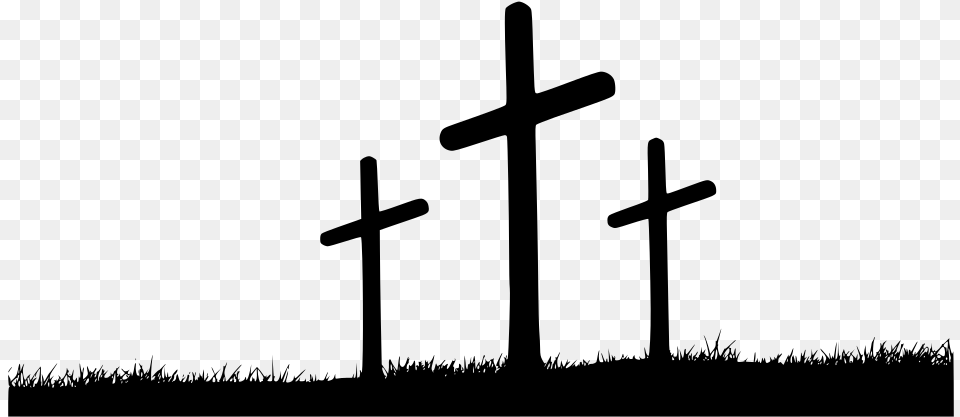 Christian Cross, Gray Free Transparent Png