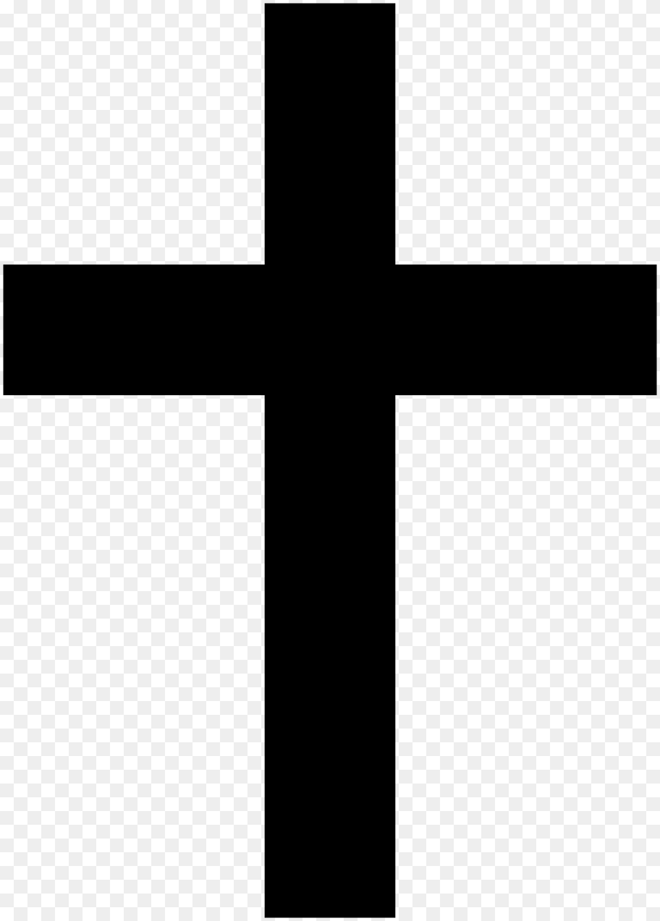Christian Cross, Gray Free Transparent Png