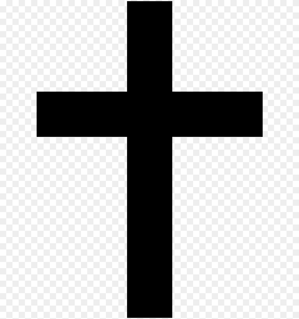 Christian Cross, Gray Free Png Download