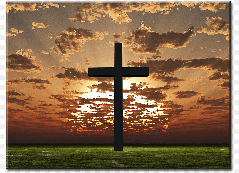 Christian Cross Canvas Wall High Resolution Cross Background, Symbol, Nature, Outdoors, Sky Free Png