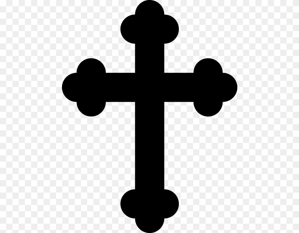 Christian Cross Christian Clip Art Tau Cross Baptism, Gray Free Png Download