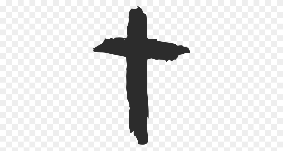 Christian Cross Hand Drawn Icon, Symbol Free Png