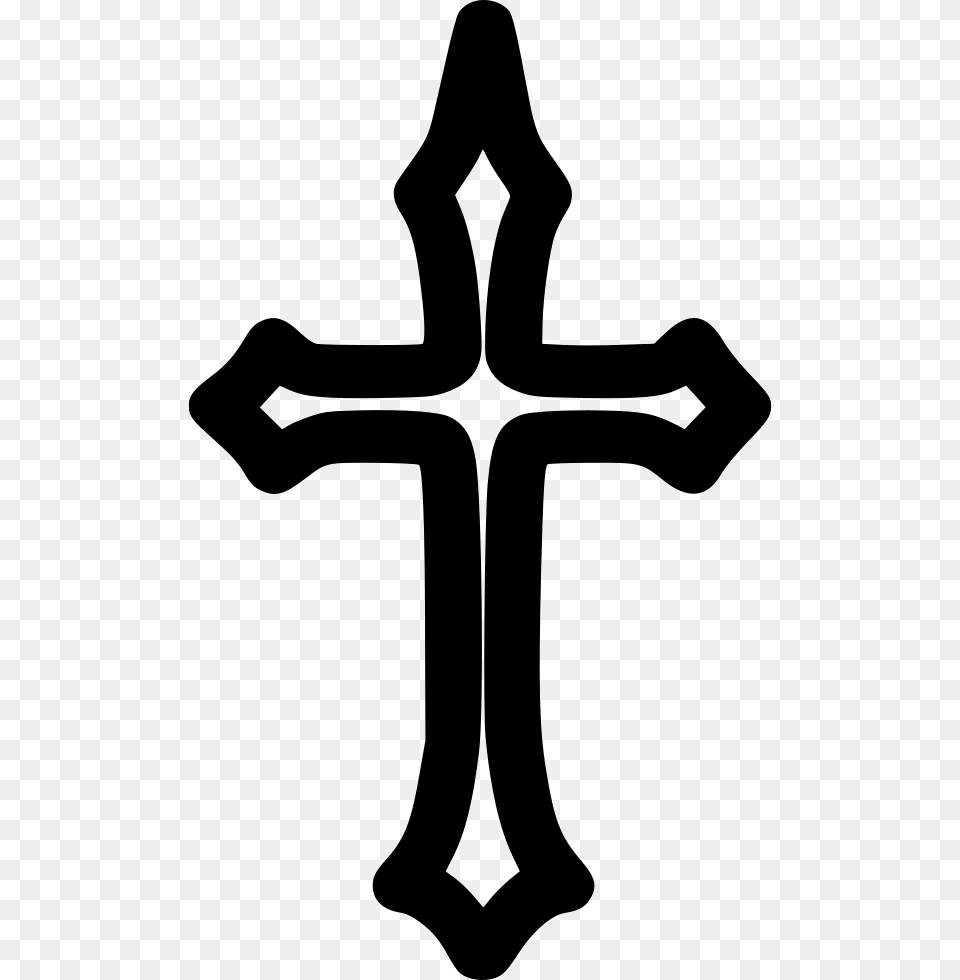 Christian Cross Icon, Symbol Png Image