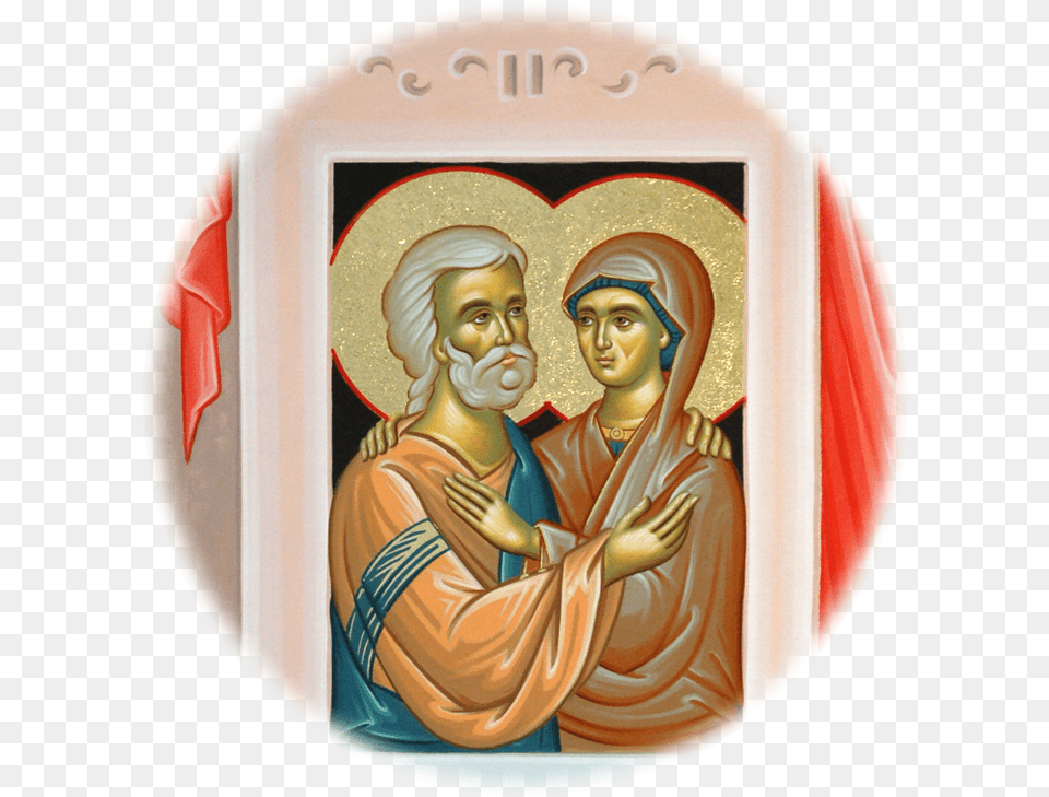 Christian Cross Icon Platytera, Art, Adult, Female, Person Free Transparent Png