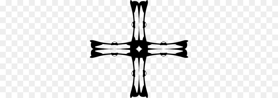 Christian Cross Jerusalem Cross Christianity Creu Grega, Gray Png Image