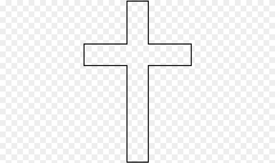 Christian Cross Symbol Outline Drawing Clip Art White Cross Transparent Background Free Png Download