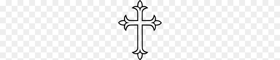 Christian Cross Variants, Gray Free Transparent Png