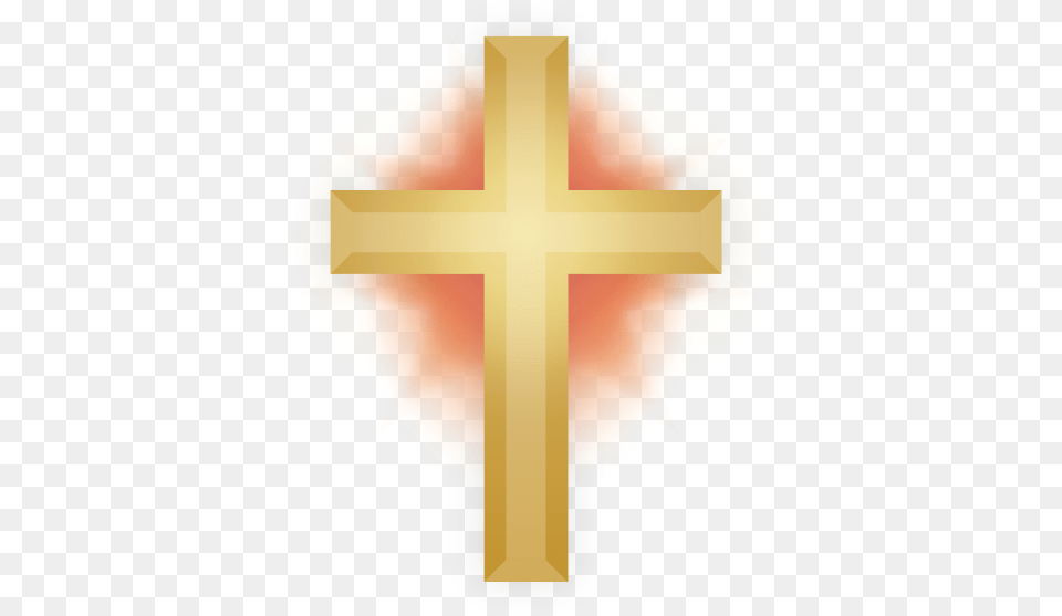 Christian Cross Yellow Main Symbol Of Christianity Png Image