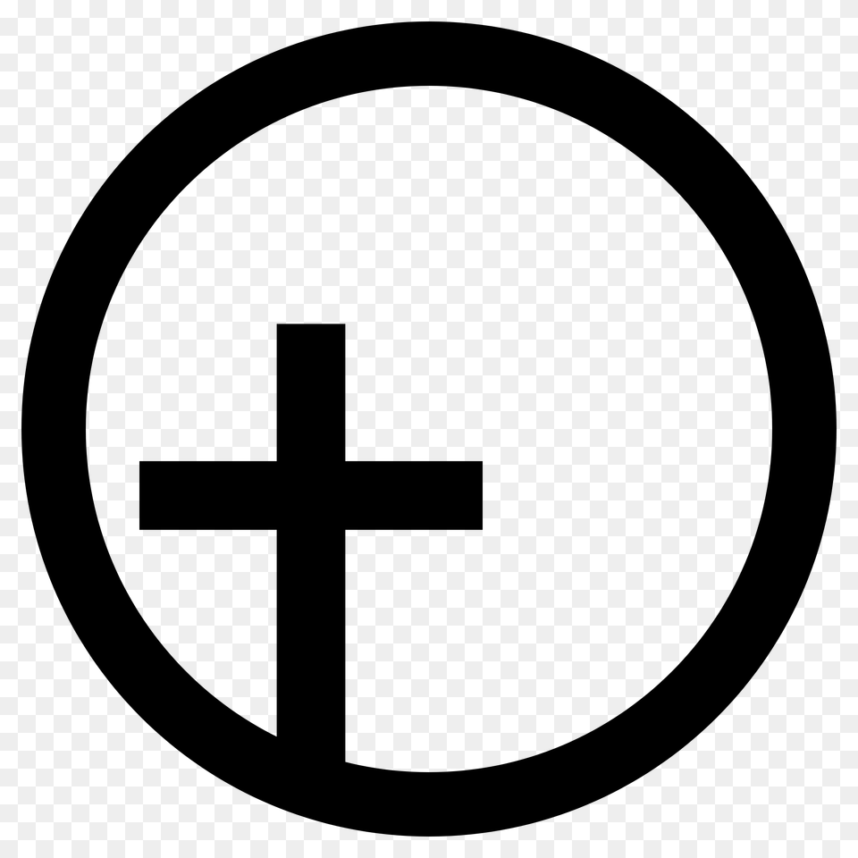 Christian Fish Thin Line Transparent, Cross, Symbol, Sign Free Png Download