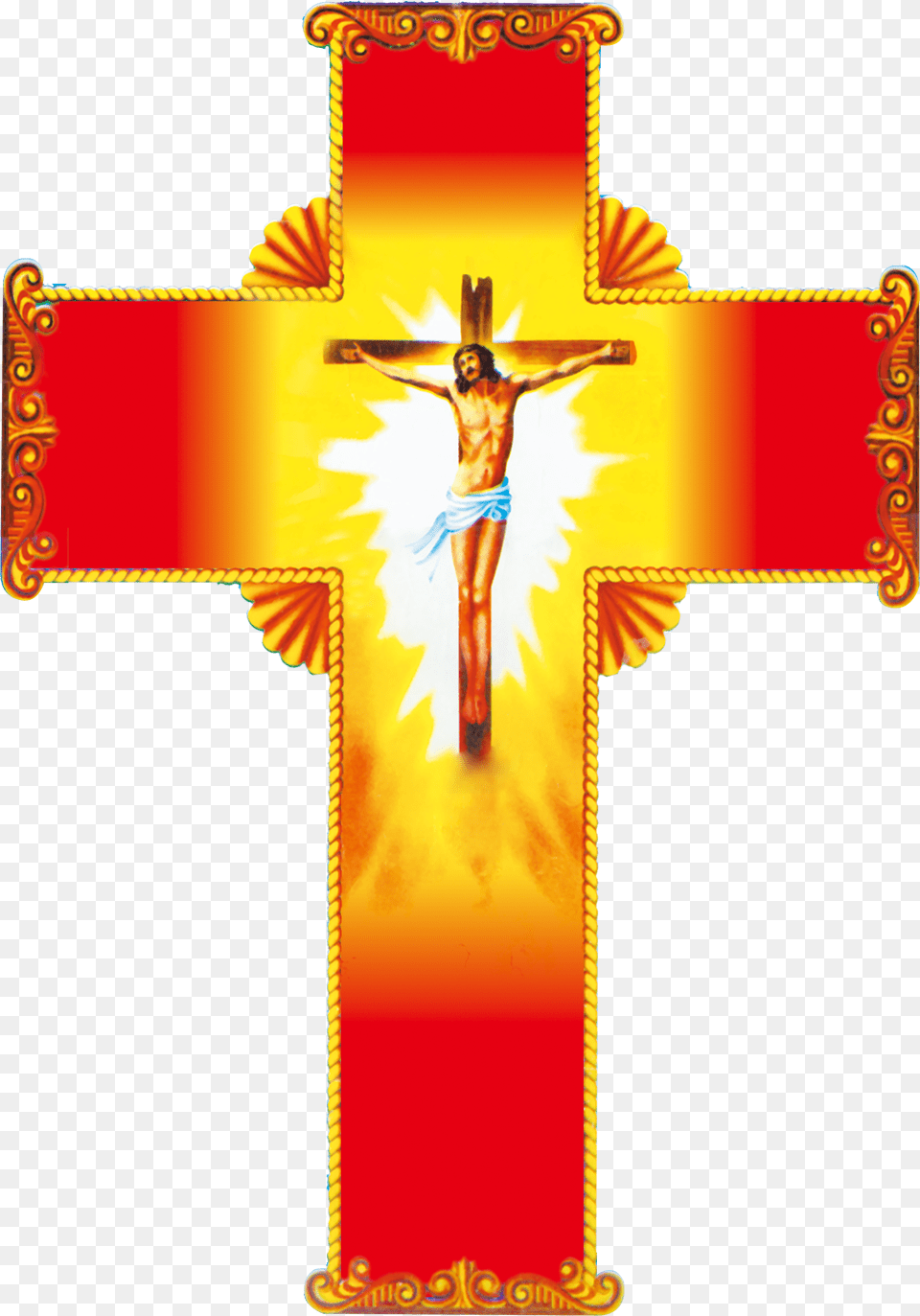 Christian Material Cross Jesus Crucifix Red Jesus Cross Hd, Symbol, Adult, Male, Man Png