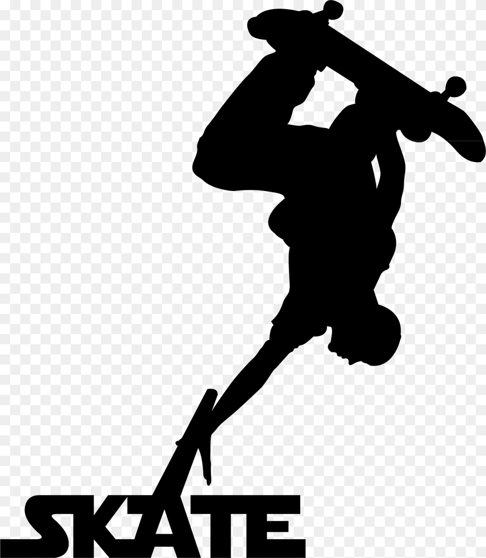 Christian Skaters, Silhouette, Stencil, Person, People Free Png Download